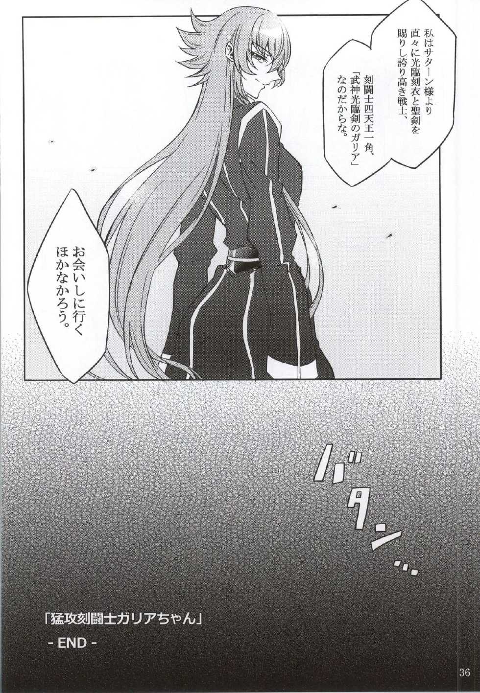 (ParaGin 19) [Binbou Yusuri Express (Mochimako)] Moukou Pallasite Gallia-chan (Saint Seiya Omega) - Page 33