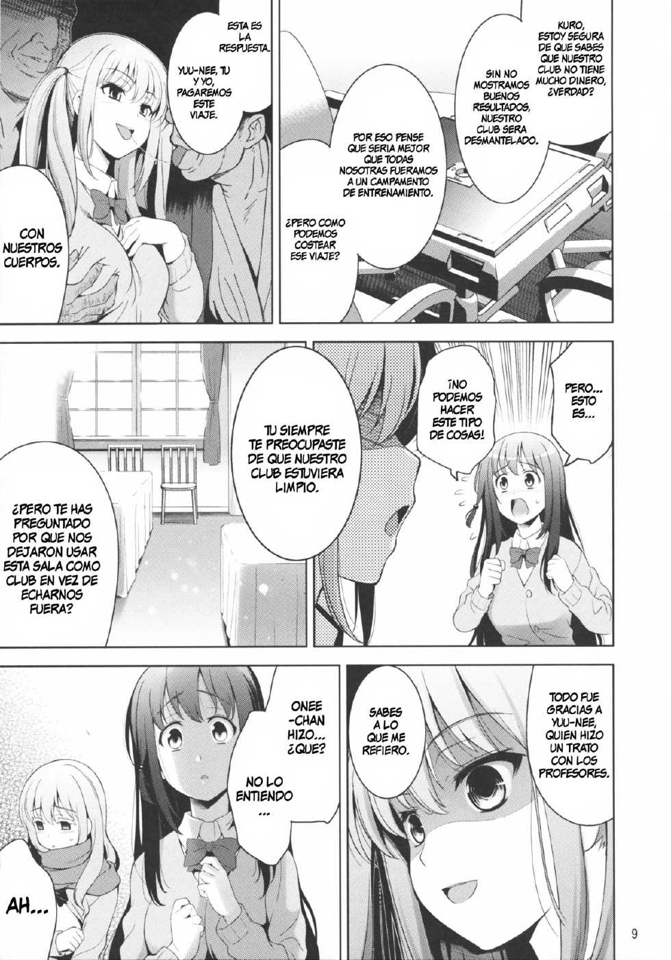 (C82) [Goromenz (Yasui Riosuke)] Manganzenseki (Saki Achiga-hen)  [Spanish] [Kirios-Fan] - Page 9