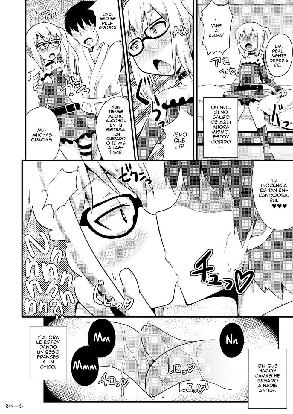 [CHINZURI BOP (Chinzuriina)] Comic Furechin 2013-12 - Rui Feminization Squad (Gatchaman Crowds) [Spanish] {ElMoeDela8} [Digital] - Page 8
