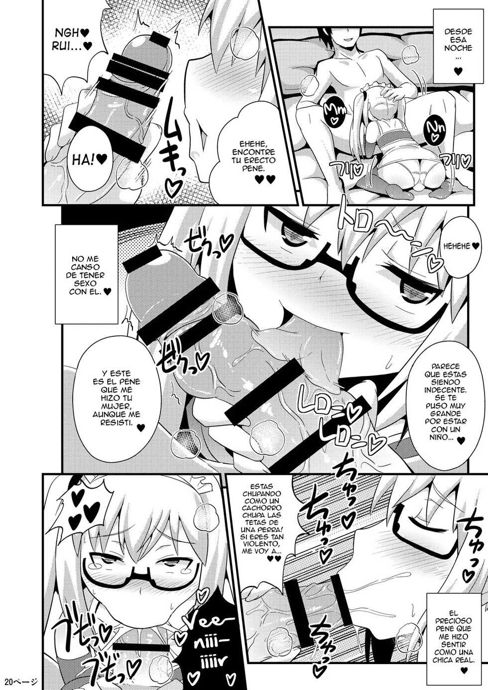 [CHINZURI BOP (Chinzuriina)] Comic Furechin 2013-12 - Rui Feminization Squad (Gatchaman Crowds) [Spanish] {ElMoeDela8} [Digital] - Page 20