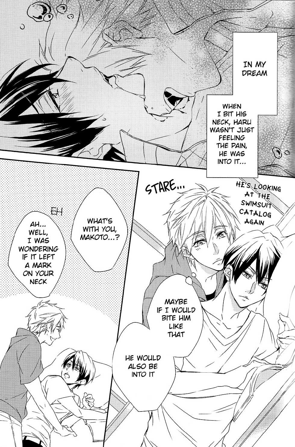 (C85) [Gentei Mikan (Moza)] Kamitsuki Kei Shoukougun (Free!) [English] [ebil_trio] - Page 6