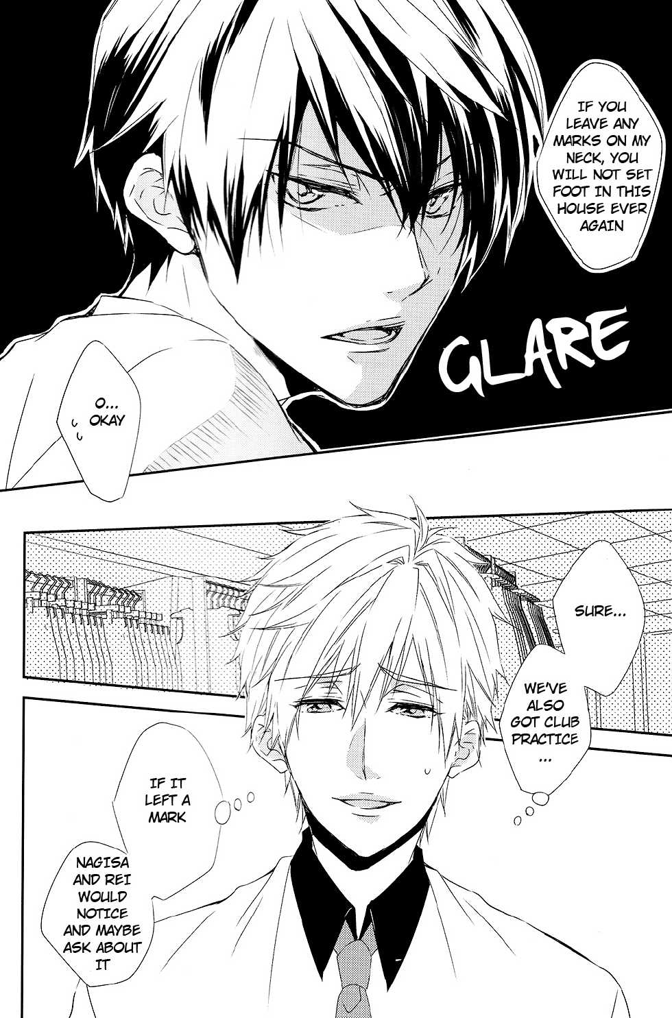 (C85) [Gentei Mikan (Moza)] Kamitsuki Kei Shoukougun (Free!) [English] [ebil_trio] - Page 7