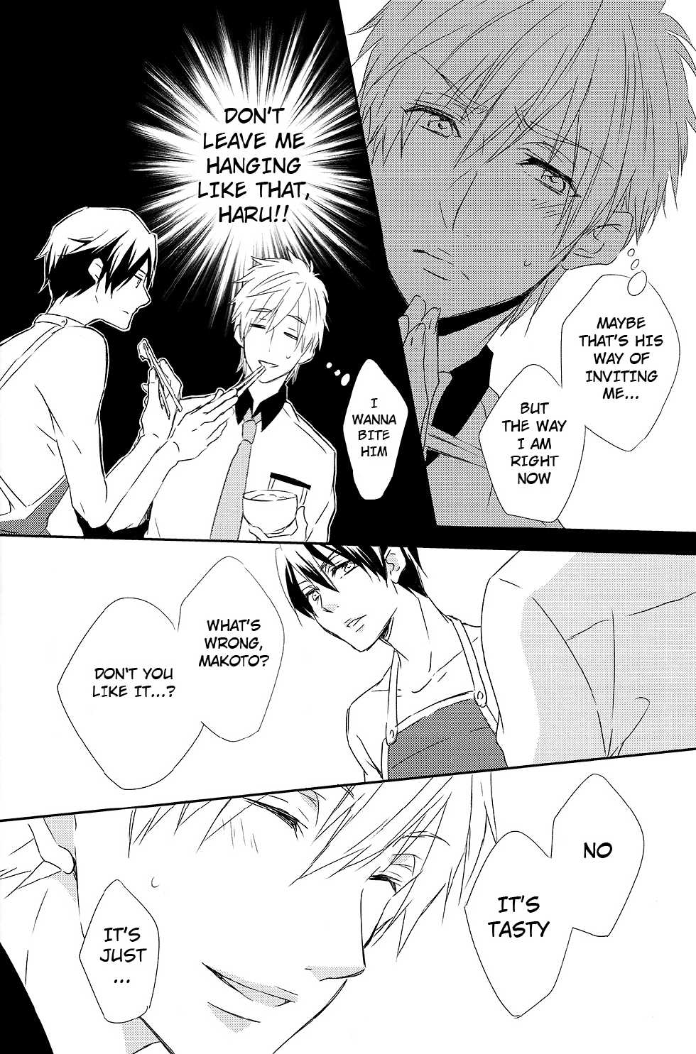 (C85) [Gentei Mikan (Moza)] Kamitsuki Kei Shoukougun (Free!) [English] [ebil_trio] - Page 13