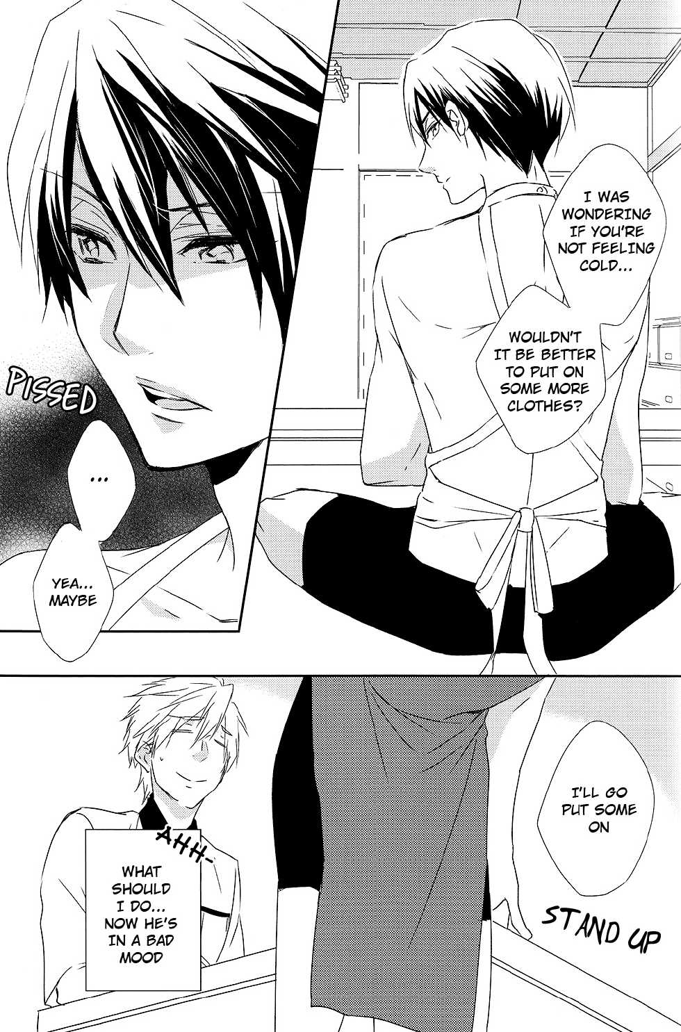 (C85) [Gentei Mikan (Moza)] Kamitsuki Kei Shoukougun (Free!) [English] [ebil_trio] - Page 14