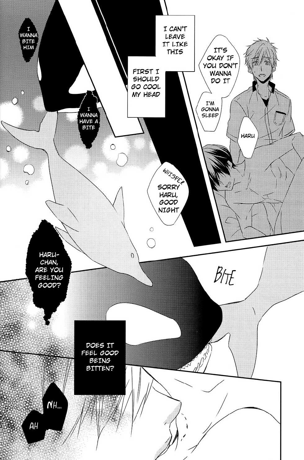 (C85) [Gentei Mikan (Moza)] Kamitsuki Kei Shoukougun (Free!) [English] [ebil_trio] - Page 17