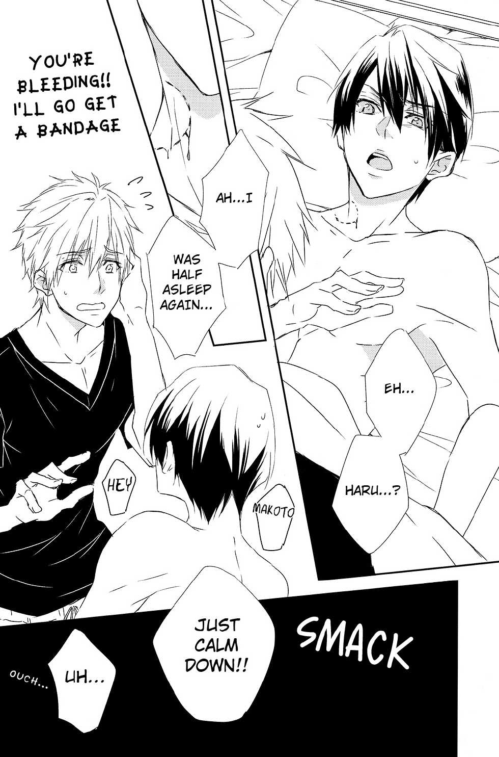 (C85) [Gentei Mikan (Moza)] Kamitsuki Kei Shoukougun (Free!) [English] [ebil_trio] - Page 19