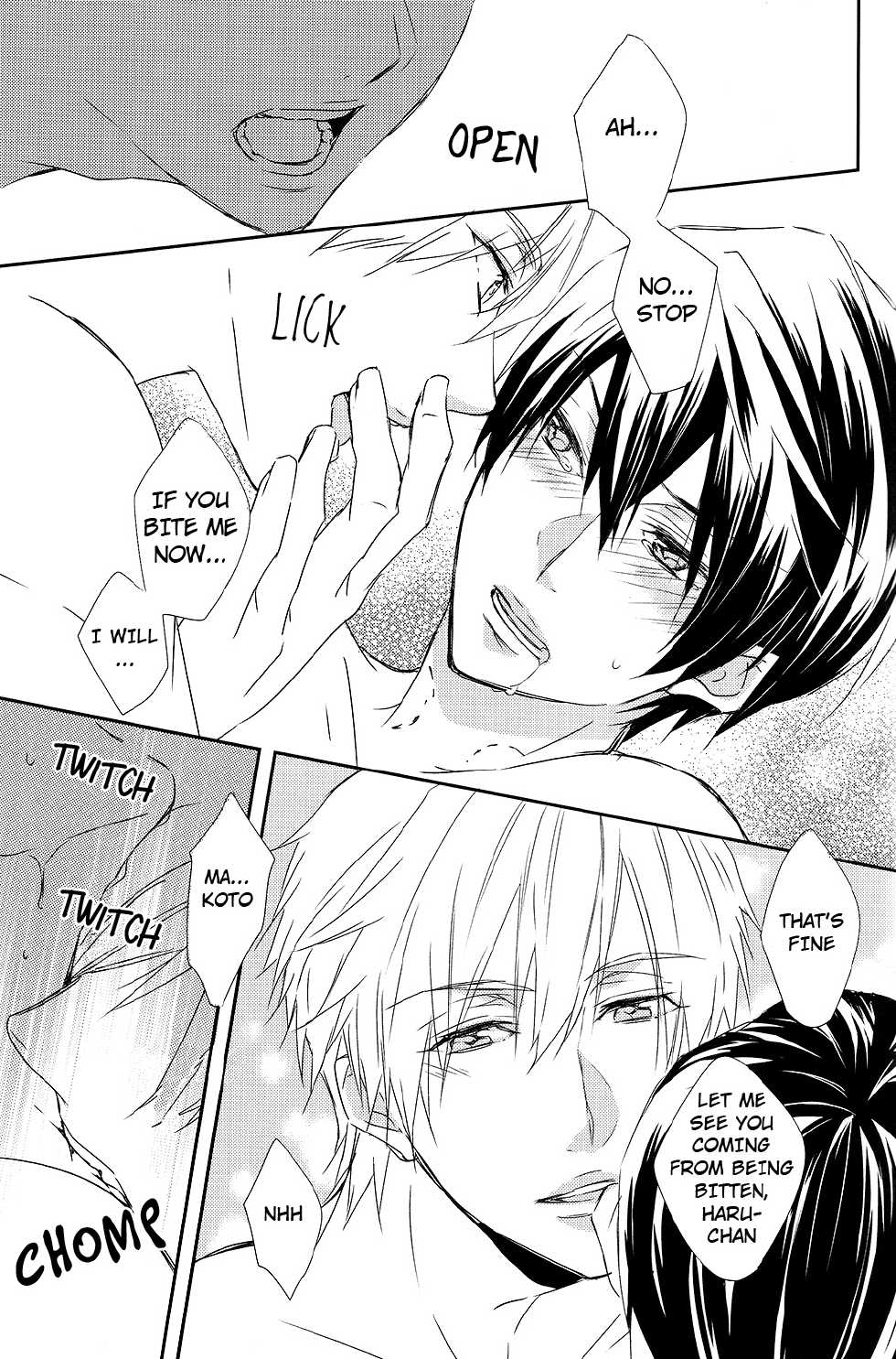 (C85) [Gentei Mikan (Moza)] Kamitsuki Kei Shoukougun (Free!) [English] [ebil_trio] - Page 26