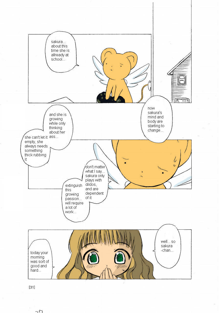 (C66) [BBB-Extra (Chuushin Kuranosuke)] Sakura-chan ga Taihen na Koto ni Nacchau Hon. (Sakura-chan's Amazing Adventure Book 1) (Cardcaptor Sakura) [English] [Anon D] [Colorized] - Page 31