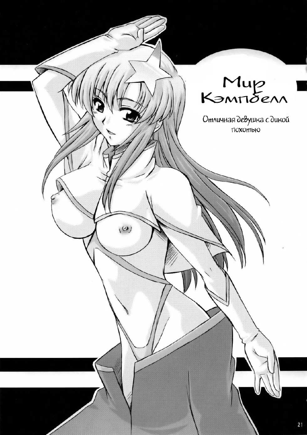 (C69) [G-R (Akiyama Kenta)] Tsuki ga Hoeru (Gundam Seed Destiny) [Russian] [Witcher000] - Page 20
