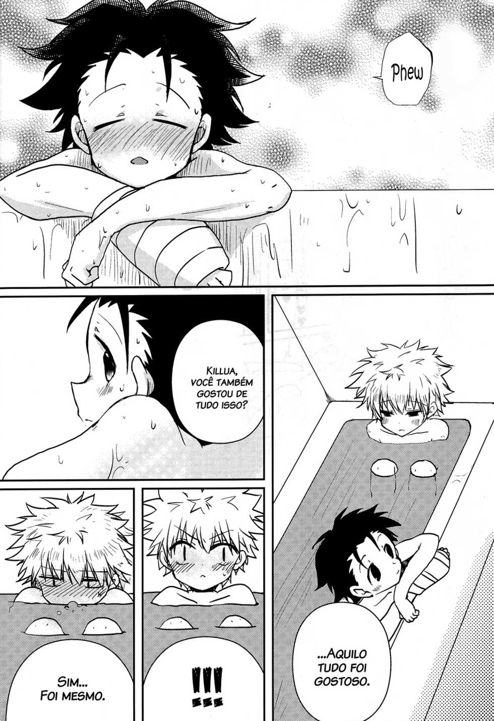 (Shota Scratch 24) [MiUMiU (Amin)] Sei Kurabe!! | Comparação de sexo!! (Hunter x Hunter) [Portuguese-BR] [Shotacon Fusion] [Decensored] - Page 12