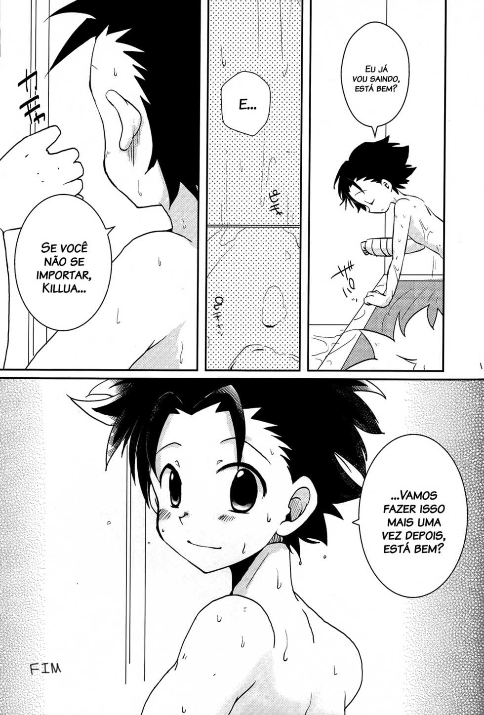 (Shota Scratch 24) [MiUMiU (Amin)] Sei Kurabe!! | Comparação de sexo!! (Hunter x Hunter) [Portuguese-BR] [Shotacon Fusion] [Decensored] - Page 13