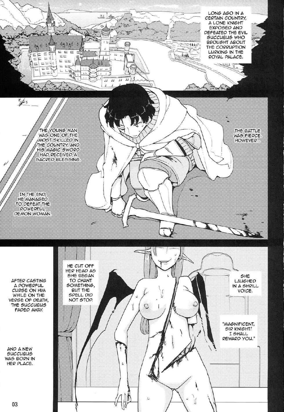 (C86) [Semimogura (Yoshiie)] Lilith -Inma ni natta Kishi- | Lilith -The Knight Who Became a Succubus- [English] [Toks] - Page 3