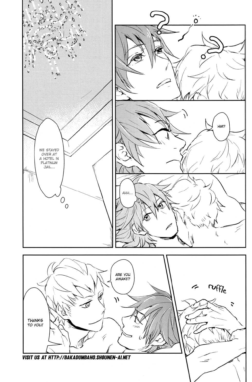 (Brain Breaker 3) [Harench-noon (Inao Maasa)] Ohayou Connect (DRAMAtical Murder) [English] [Baka Dumb Aho Scans] - Page 9