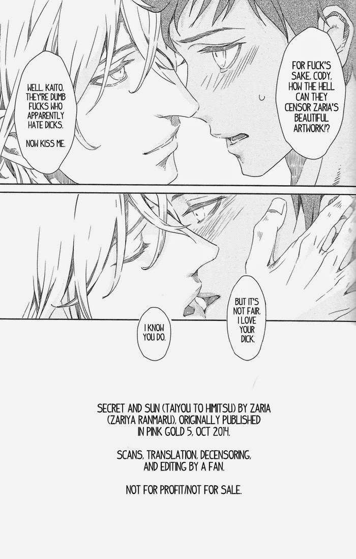 [ZARIA (Zariya Ranmaru)] Taiyou to Himitsu | Secret and Sun [English]  [Decensored] - Page 34