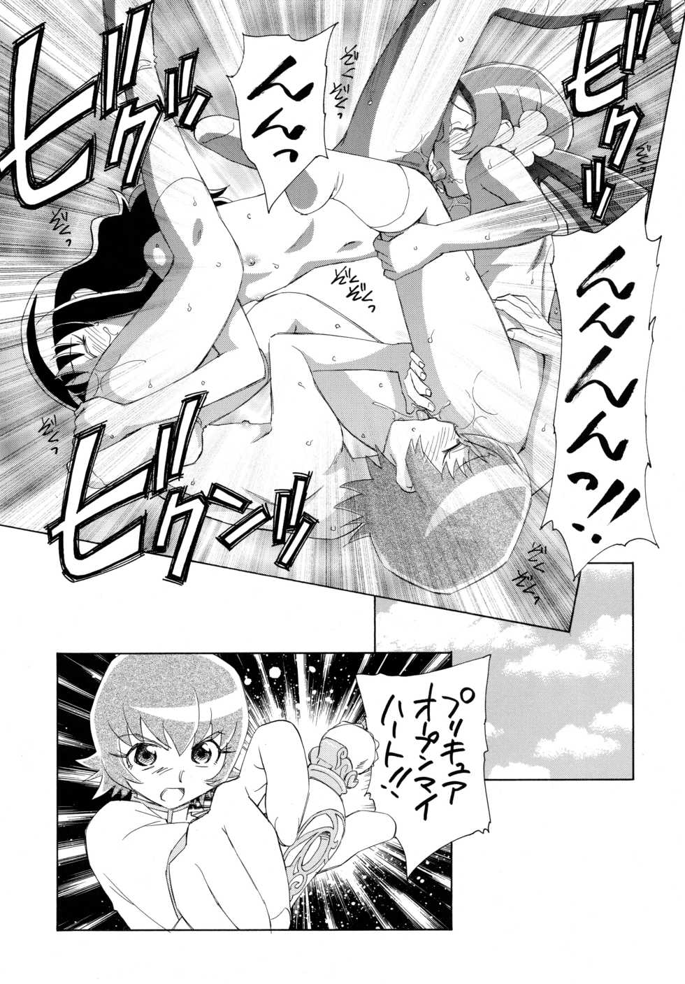 (C78) [Kuroshikatei (Unno Hotaru)] 1 + 2 + Sunshine (Heartcatch Precure!) - Page 22