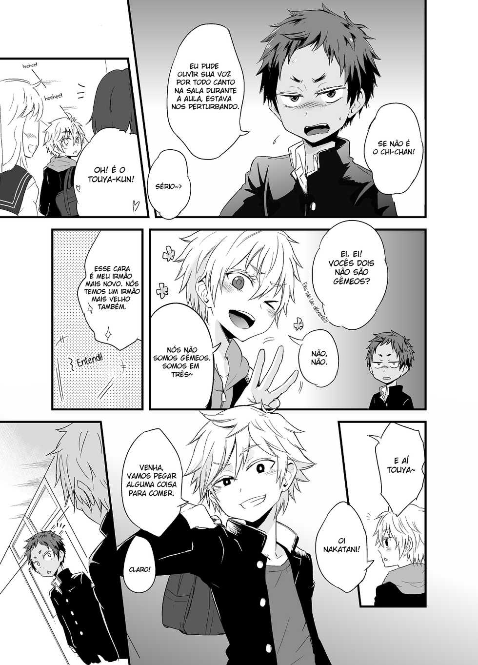 (Shota Scratch 22) [Majihama. (Mebata Shun)] Momota-ke 2 [Portuguese-BR] {ShotaFusion} - Page 6