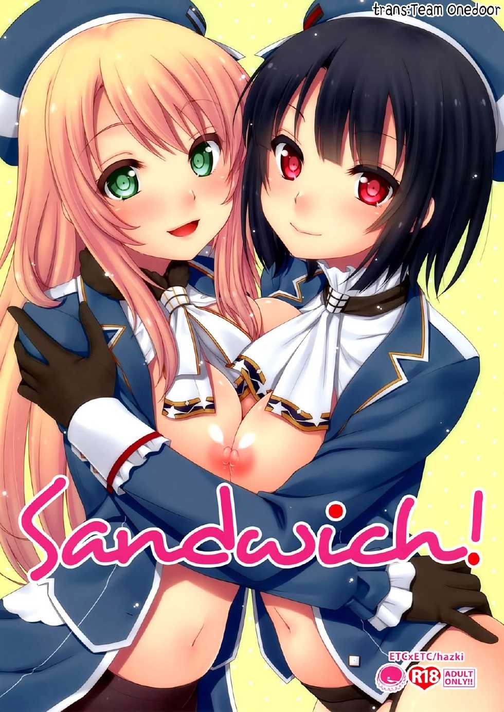 (COMIC1☆8) [ETC x ETC (Hazuki)] Sandwich! (Kantai Collection -KanColle-) [Korean] [Team OneDoor] - Page 1