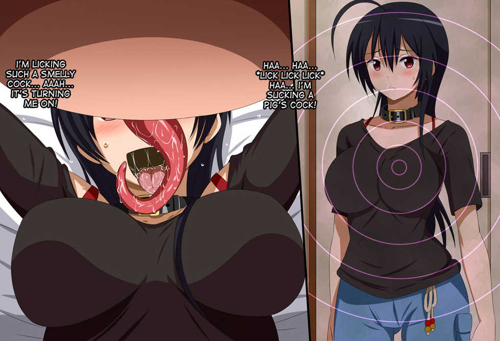 [Urasekai 2] Super Hentai CG Shuu 12 Buta ni Kawarewru Mesu Dorei Sono 2 (Chuunibyou demo Koi ga Shitai, Senran Kagura) [English] [desudesu] [Incomplete] - Page 10