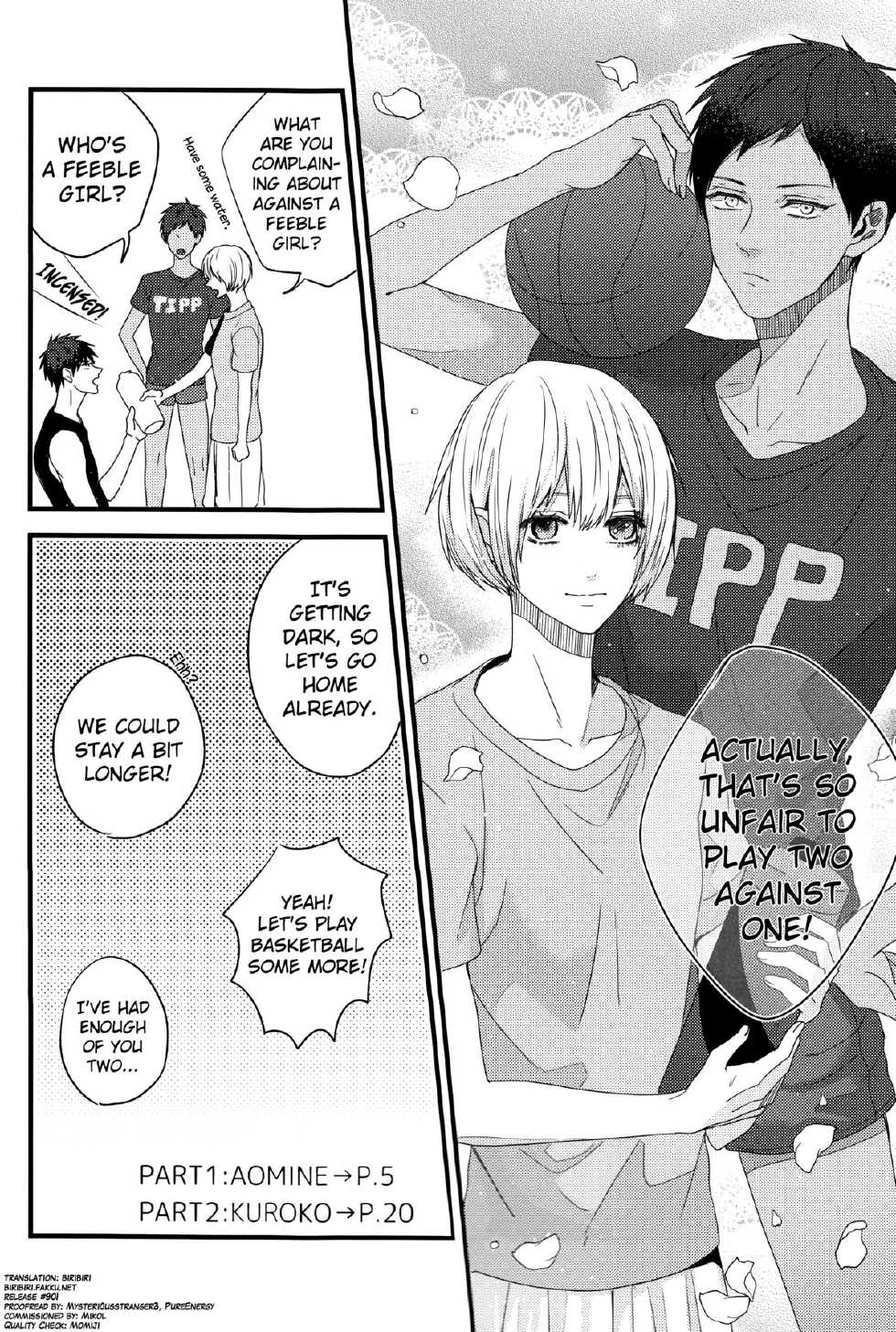 (Hop! Step! Jam! 2) [Fuzai no Yamada (Yumoto)] Zenbu natsu no sei - All is summer result (Kuroko no Basuke) [English] [biribiri] - Page 3