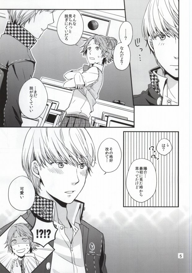 (C82) [Swallow Sky (Rihara)] Strawberry Junkie (Persona 4) - Page 3