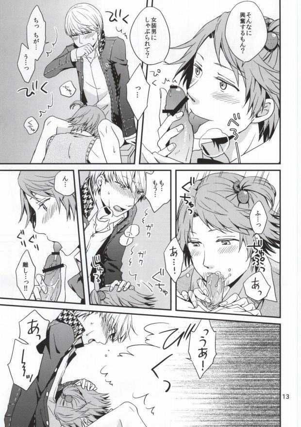 (C82) [Swallow Sky (Rihara)] Strawberry Junkie (Persona 4) - Page 11