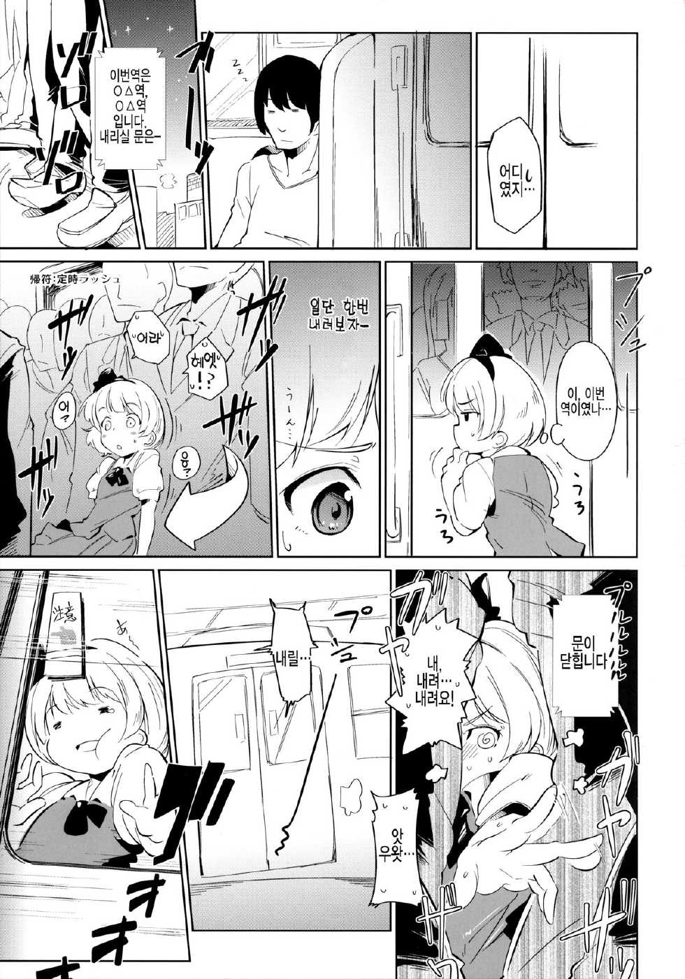 (Kouroumu 10) [*Cherish* (Nishimura Nike)] SUKIMA EXPRESS (Touhou Project) [Korean] [Team Shinsekai] - Page 5