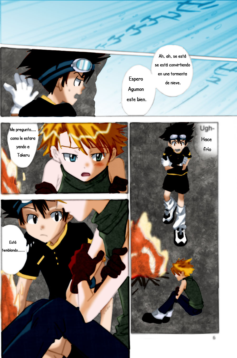 [Gekkou Touzoku (Nobi Nobita)] Rolling Ambivalent Hold (Digimon Adventure) [Spanish] - Page 3