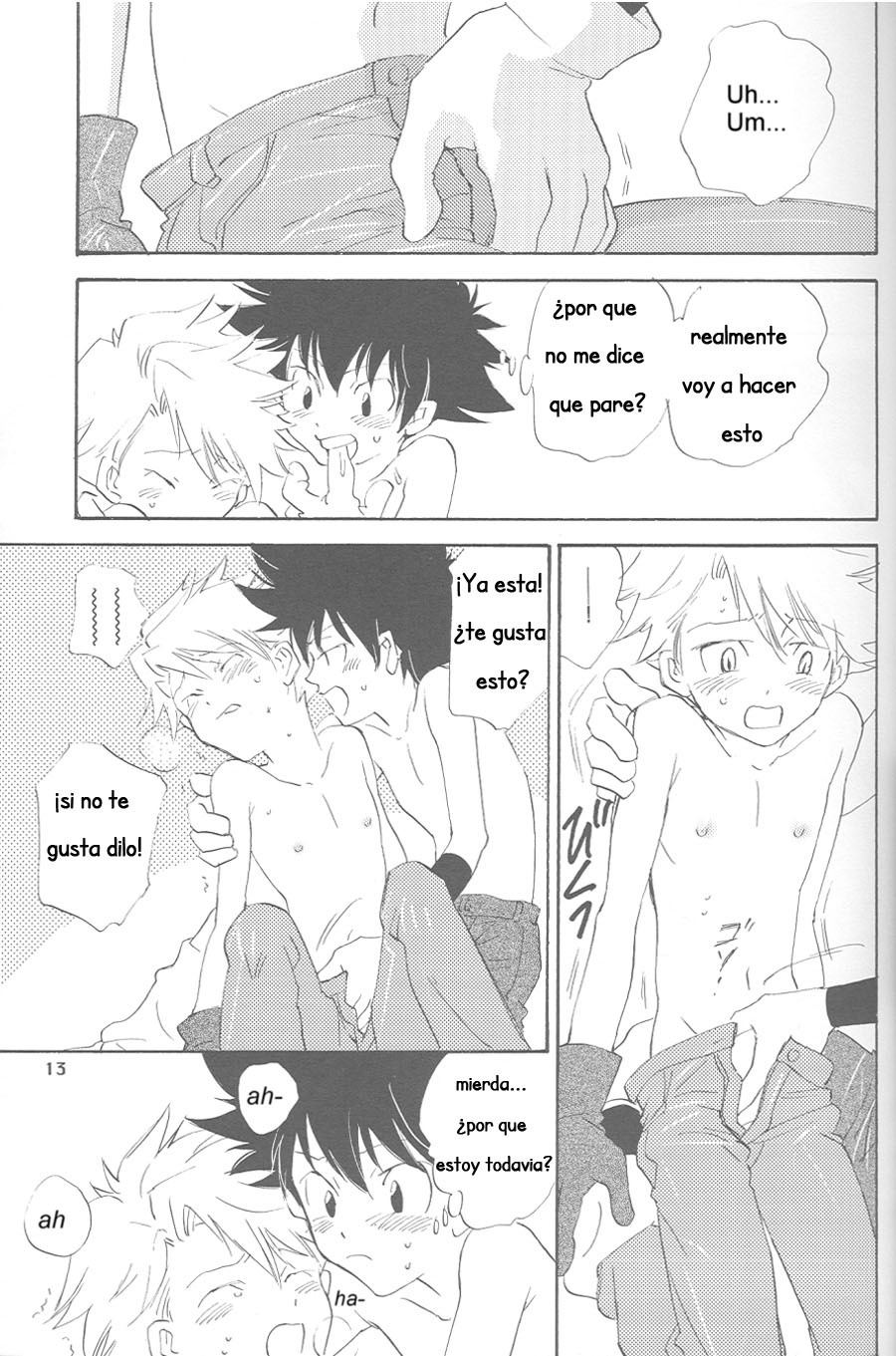 [Gekkou Touzoku (Nobi Nobita)] Rolling Ambivalent Hold (Digimon Adventure) [Spanish] - Page 10