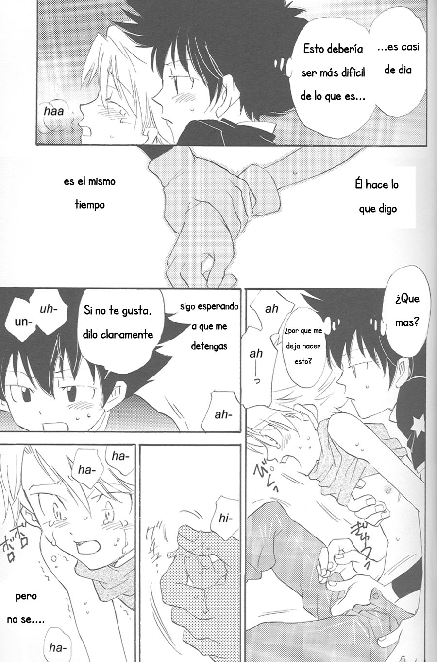 [Gekkou Touzoku (Nobi Nobita)] Rolling Ambivalent Hold (Digimon Adventure) [Spanish] - Page 14
