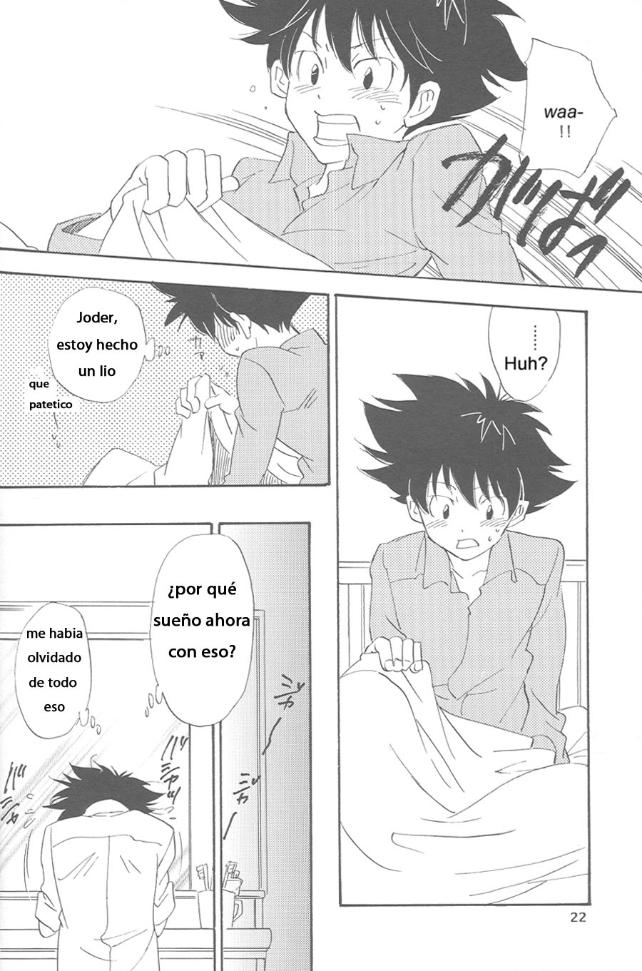 [Gekkou Touzoku (Nobi Nobita)] Rolling Ambivalent Hold (Digimon Adventure) [Spanish] - Page 19