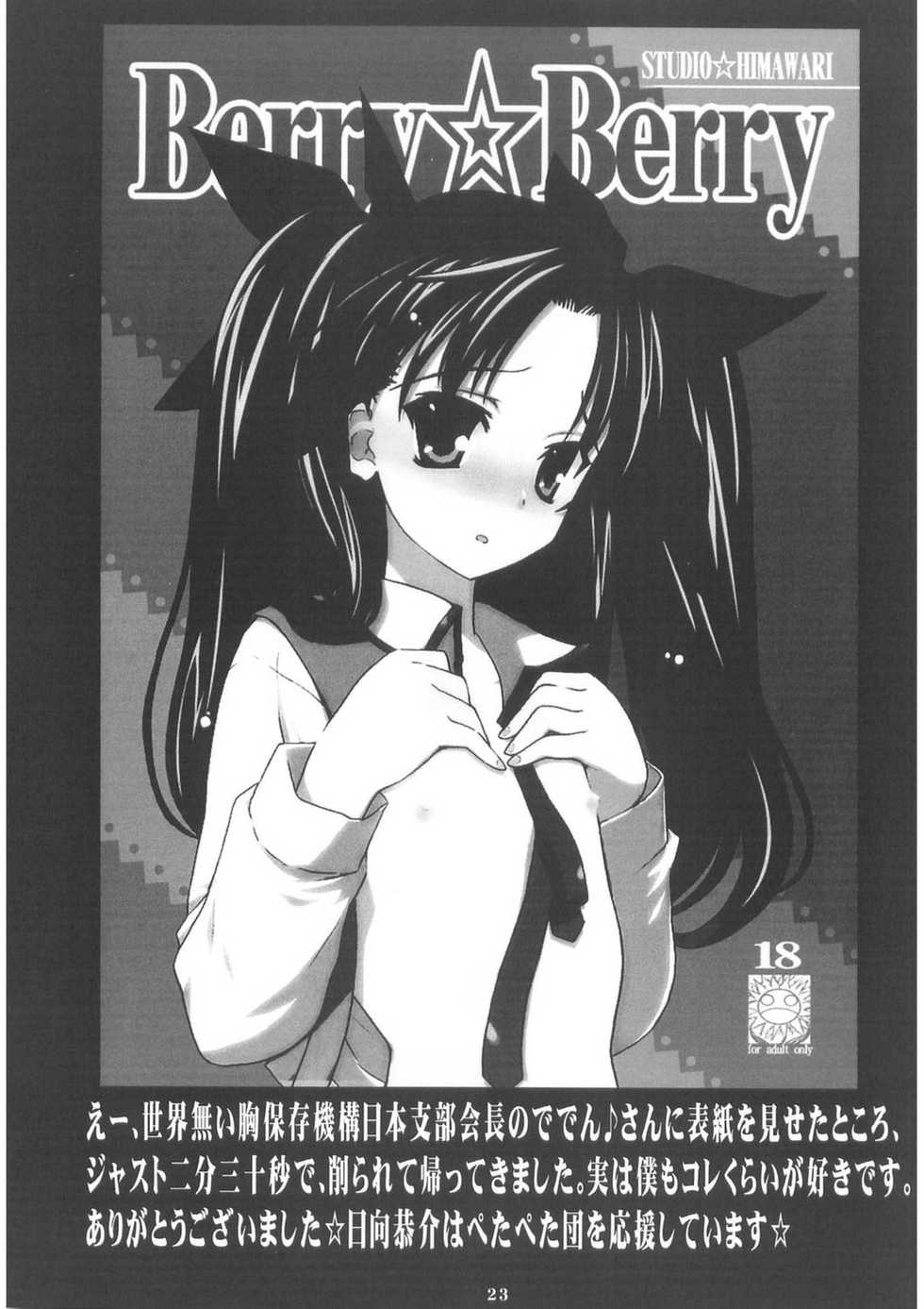 (C67) [STUDIO HIMAWARI (Himukai Kyousuke)] Berry Berry (Fate/stay night) [Chinese] [wl00314824個人漢化] - Page 17