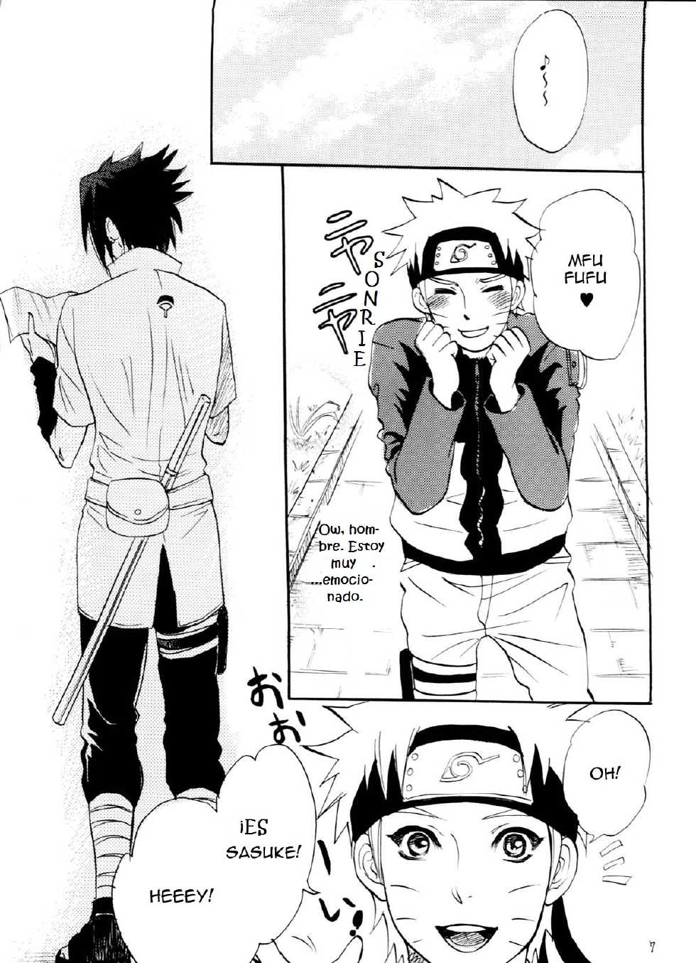 [Mikayla (Imai Hanako)] Fude Oroshi no Gi (Naruto) [Spanish] [Nicole] - Page 6