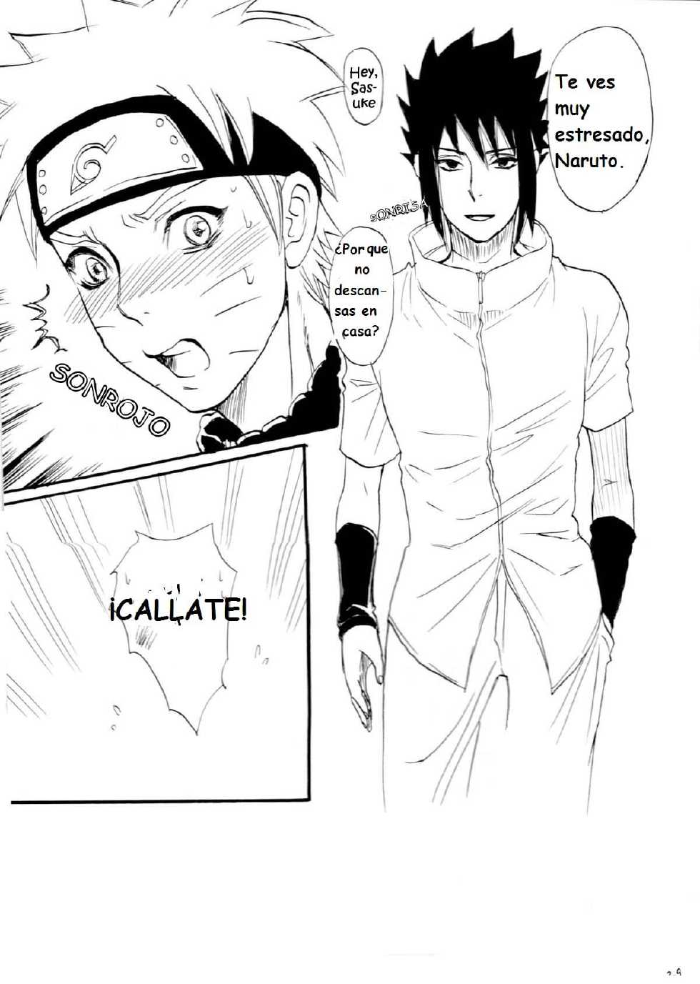 [Mikayla (Imai Hanako)] Fude Oroshi no Gi (Naruto) [Spanish] [Nicole] - Page 28