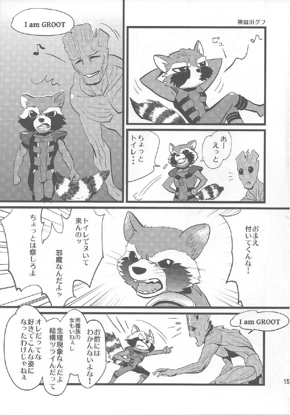 (Fur-st 8) [INK (Kreuz, Kandagawa Gufu)] ROCKET START! (Guardians of the Galaxy) - Page 14
