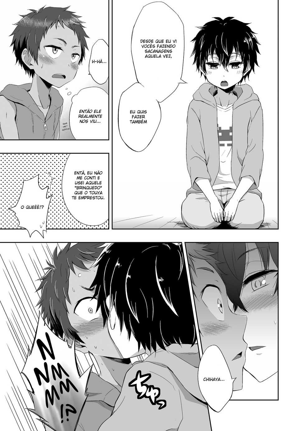 (C86) [Majihama. (Mebata Shun)] Momota-ke 3 [Portuguese-BR] {ShotaFusion} - Page 17