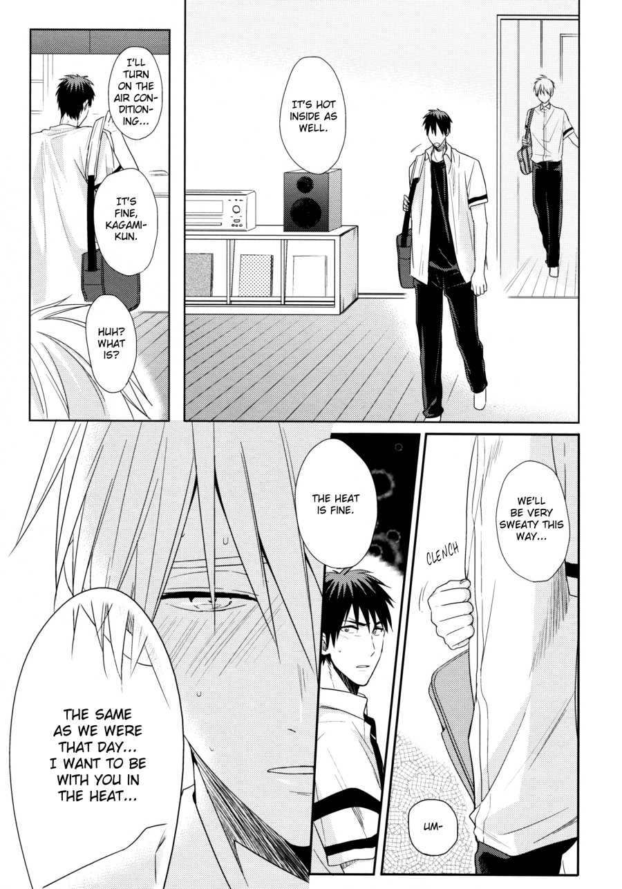 [YS (satou)] Zenbu Natsu no Sei ni Shite | Because it's summer (Kuroko no Basuke) [English] [Baka Dumb Aho Scans] - Page 20