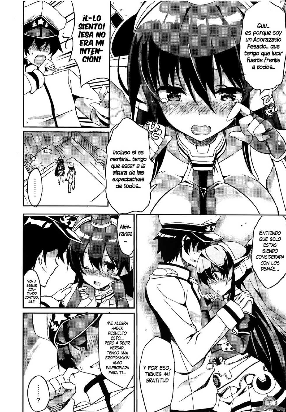 (C87) [odin (Kurokawa IZUMI)] Jitsu wa Nagato-san wa Chou Kawaii Mono Suki! Datta no desu. (Kantai Collection -KanColle-) [Spanish] [InF] - Page 7