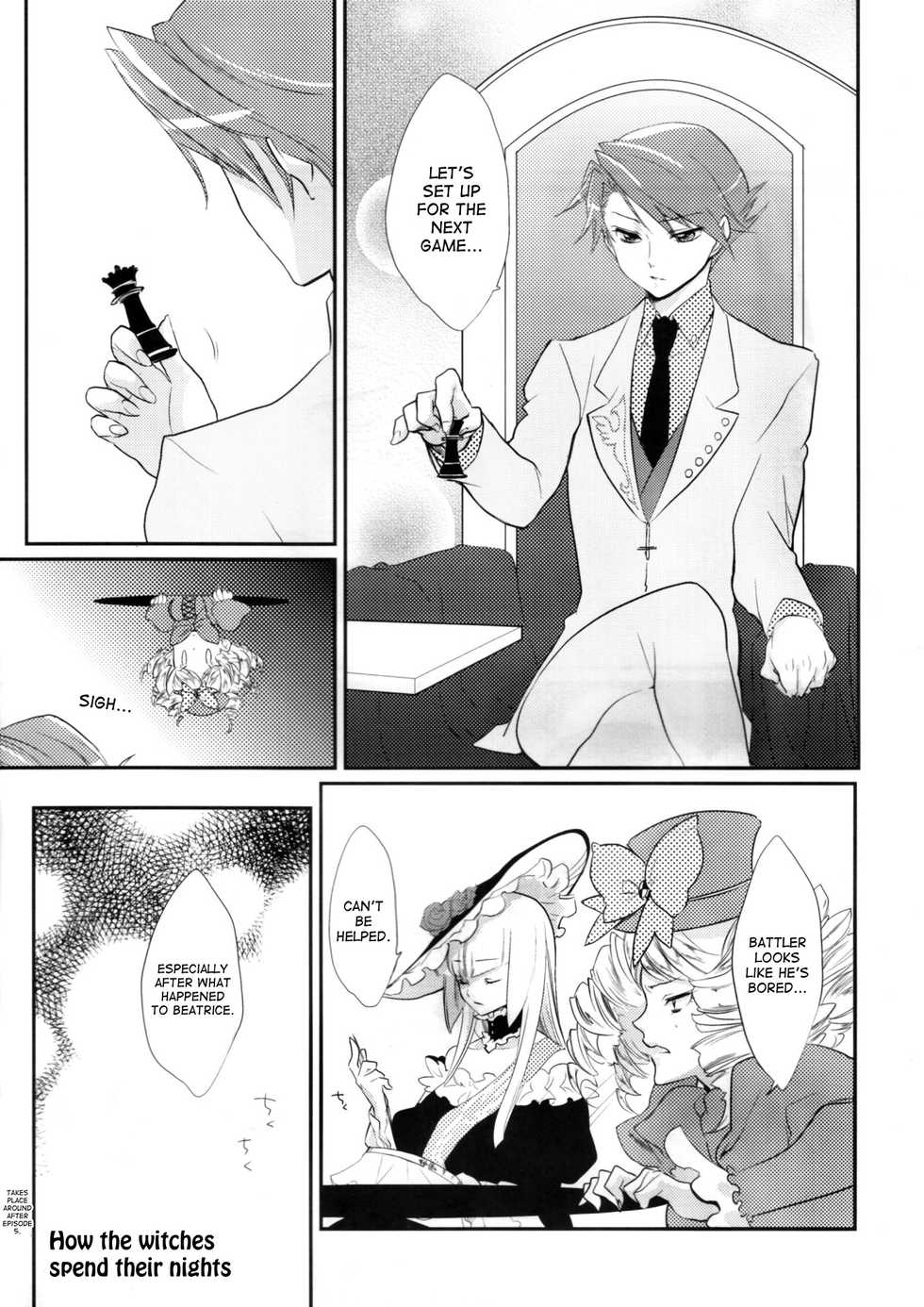 (C77) [Gokudou Daigensui (Kayama Kifumi)] BeaBato! (Umineko no Naku Koro ni) [English] [desudesu] - Page 4