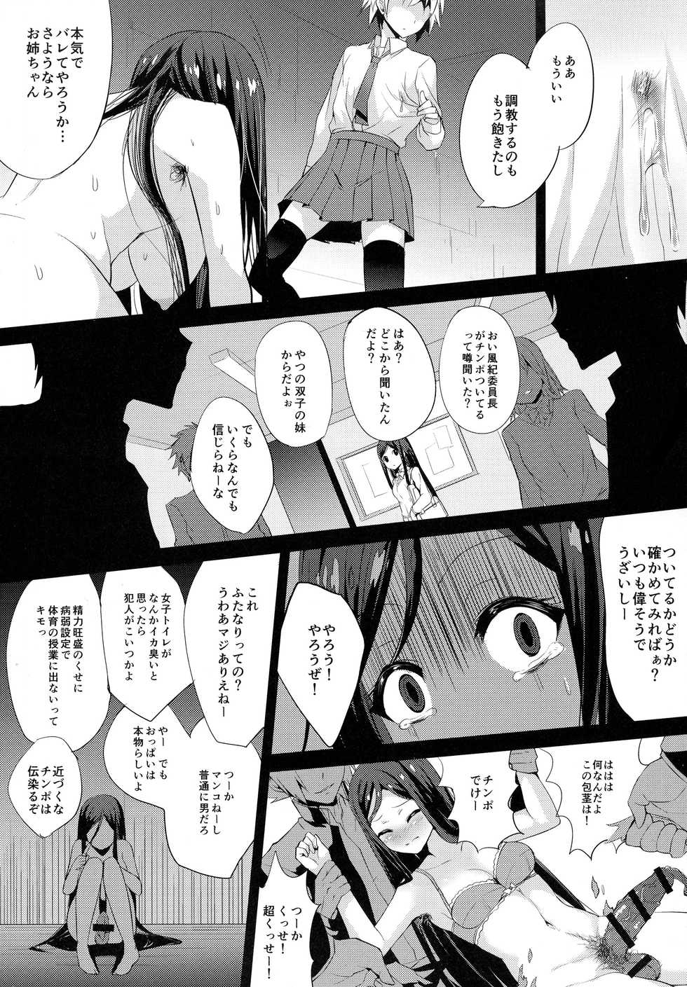 (Futaket 11) [Kinokoya(Kari) (Kinokoya)] Chingirls - Happy Birthday Onee-sama Ai no Chinkasu Soap Hen - - Page 9