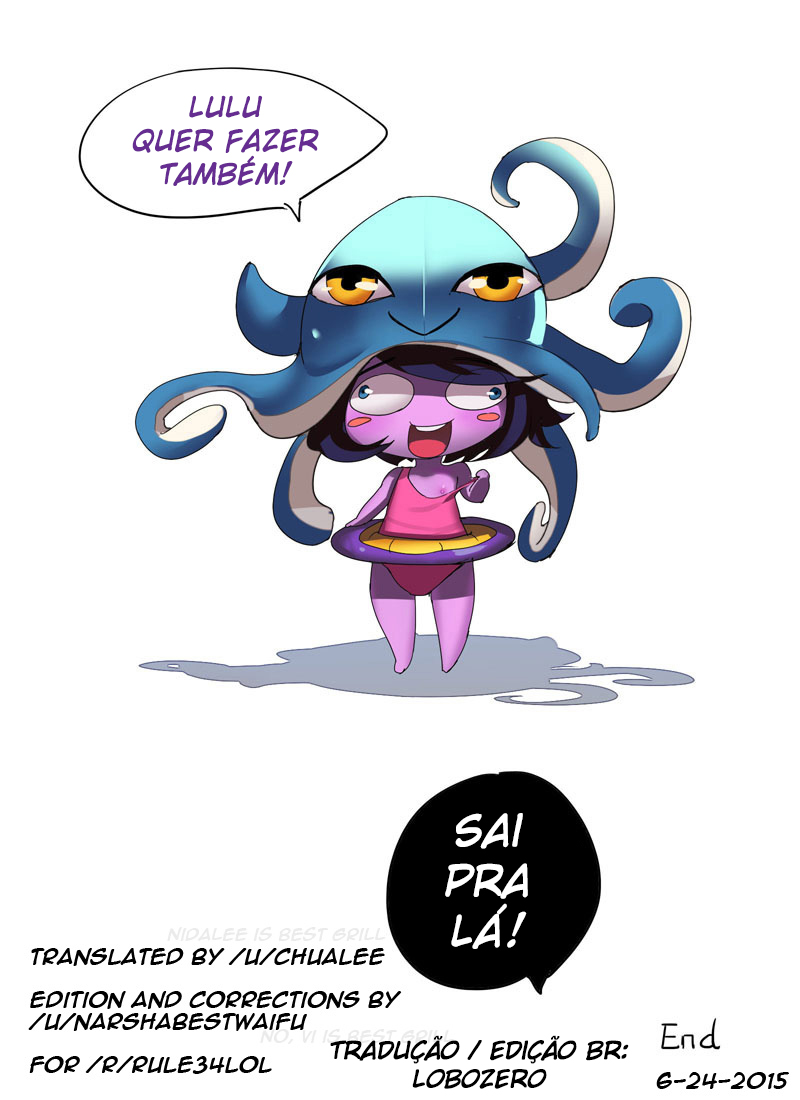 (泳池派对-召唤师峡谷的夏天) Swimming pool party {Portuguese-BR} - Page 19