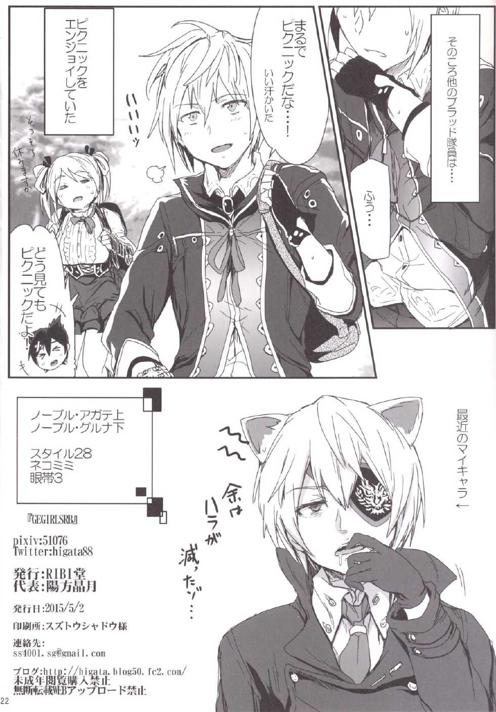 [RIBI Dou (Higata Akatsuki)] GEGIRLSRB (GOD EATER) [Digital] - Page 21