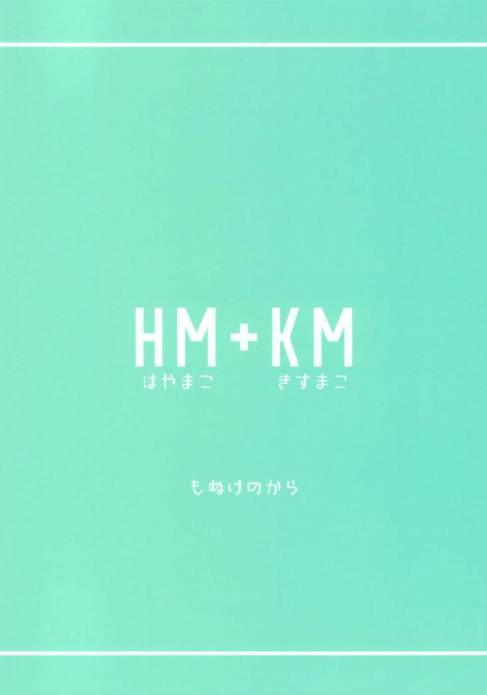 (HaruCC20) [Monukenokara (Mo)] HM + KM (Free!) [English] [Holy Mackerel] - Page 34