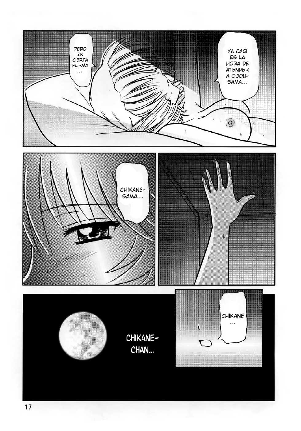 (SC28) [Visual She (Yoshizuki Minoru)] Tsuki no Serenade (Kannazuki no Miko) [Spanish] [Love Makko Suki] - Page 16