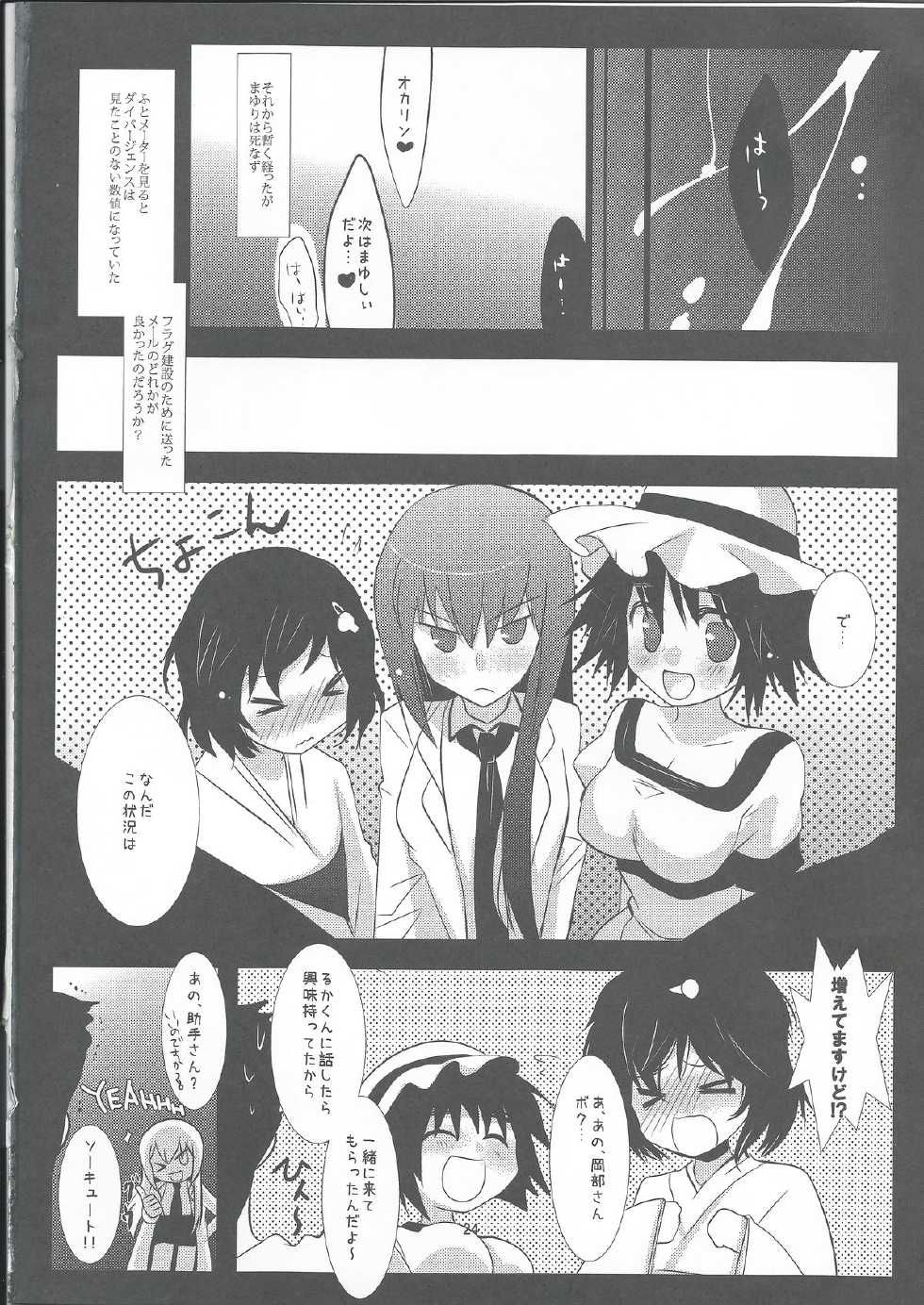 (CHAOS;GATE) [Ninokoya (Ninoko)] Ore no Joshu to, Ore no Yome. (Steins;Gate) - Page 24
