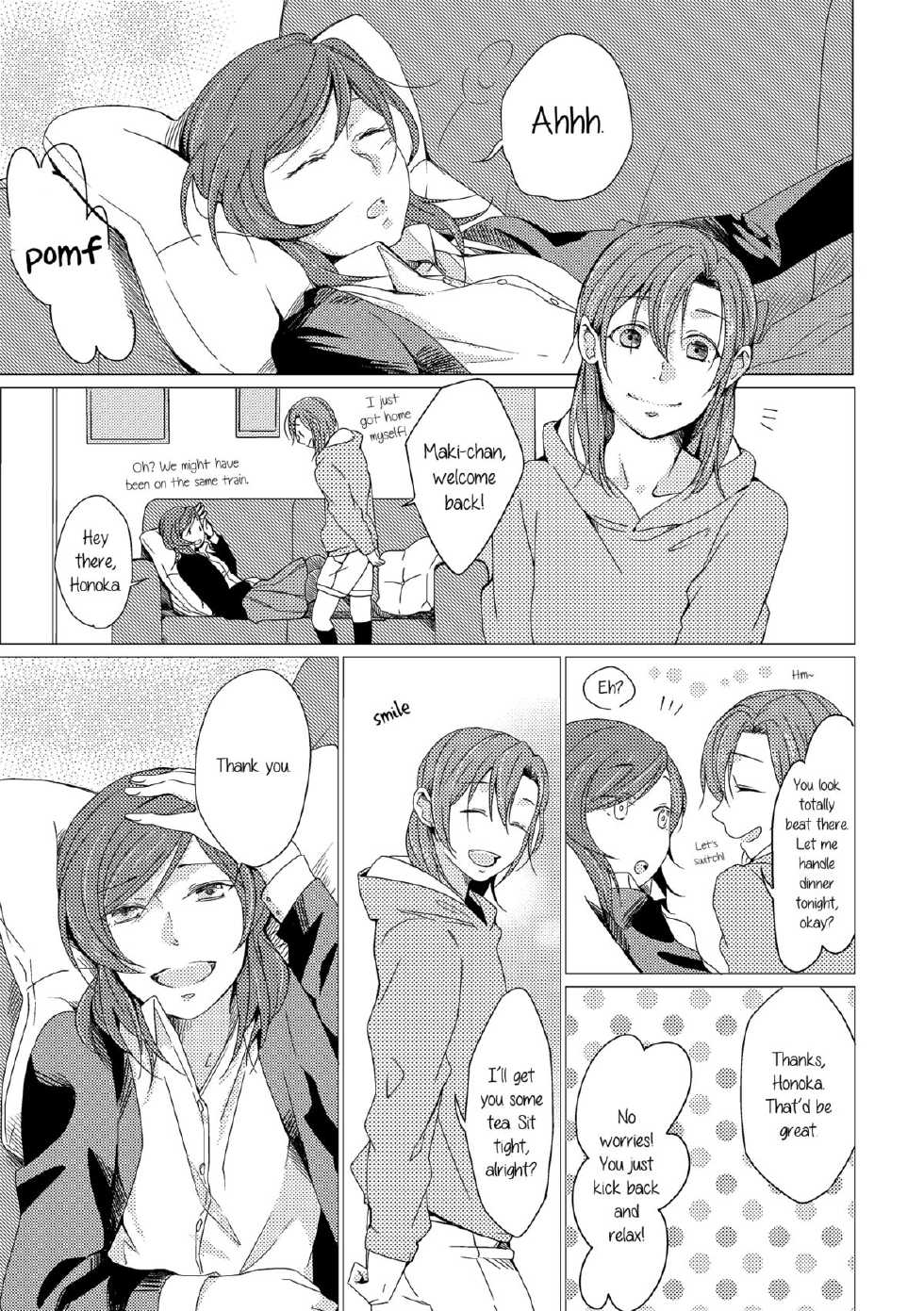 (Bokura no Love Live! 7) [Shobocon (Kitamura Tooru)] Netsu Shisen | Passionate Gaze (Love Live!) [English] [NHFH&GiB] - Page 2