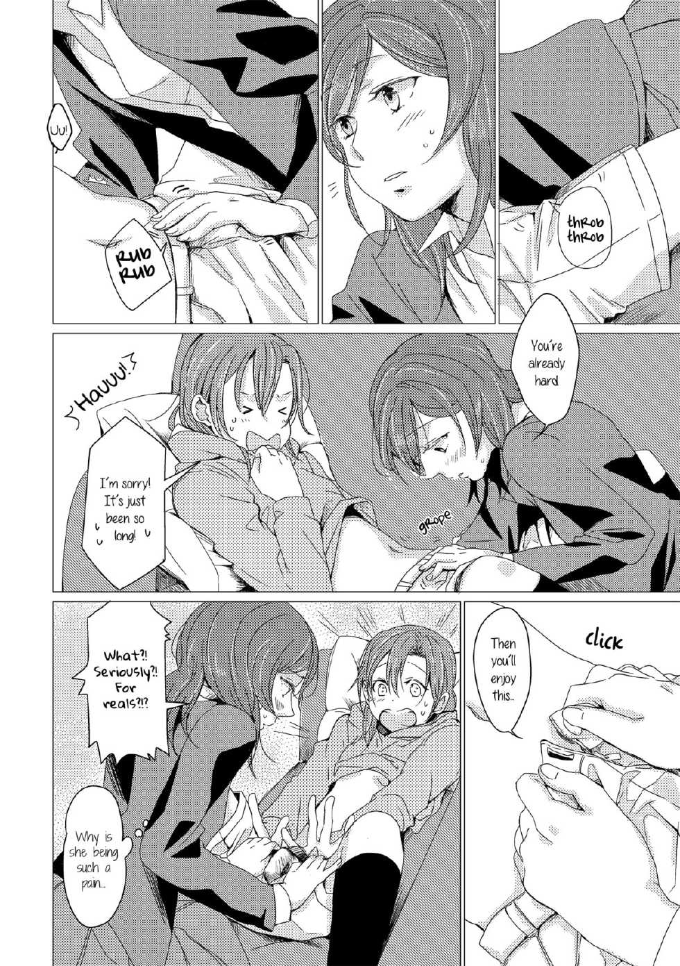 (Bokura no Love Live! 7) [Shobocon (Kitamura Tooru)] Netsu Shisen | Passionate Gaze (Love Live!) [English] [NHFH&GiB] - Page 7