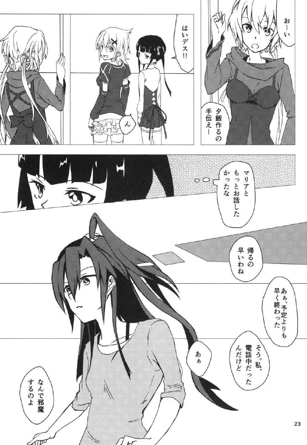 (C85) [HB (Futoo)] Wunsch (Senki Zesshou Symphogear) - Page 23