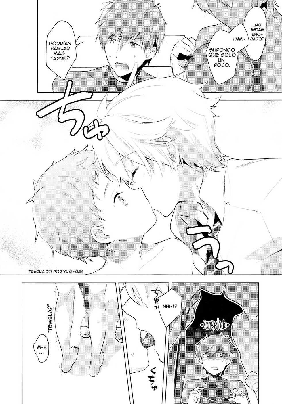 (HaruCC20) [Monukenokara (Mo)] HM + KM (Free!) [Spanish] [Shota Sekai] - Page 9