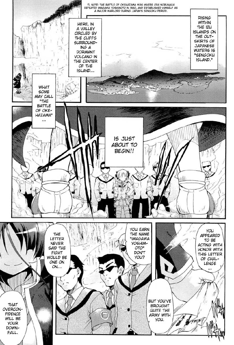 [Ishiba Yoshikazu, Rohgun] Sengoku Gakuen Senki Nobunaga! ~Inka Ryouran, Mizugi Taisen!~ Genteiban | Sengoku Academy Fighting Maiden Nobunaga! ~Lewd Flower Profusion, The Great Swimsuit War~ [English] [Kizlan] - Page 10