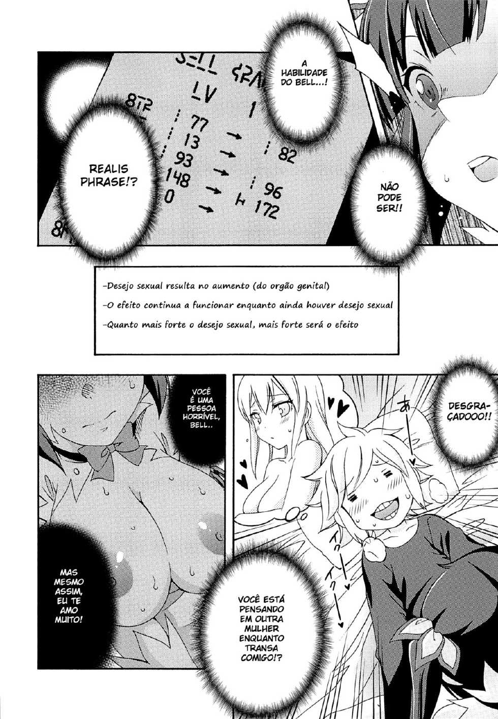 (COMIC1☆9) [MIX-ISM (Inui Sekihiko)] Loli-Kamisama Shicoritical Hit!! - Lolita Goddess Shicoritical Hit!! (Dungeon ni Deai o Motomeru no wa Machigatteiru Darou ka) [Portuguese-BR] [HentaiDarking] - Page 20
